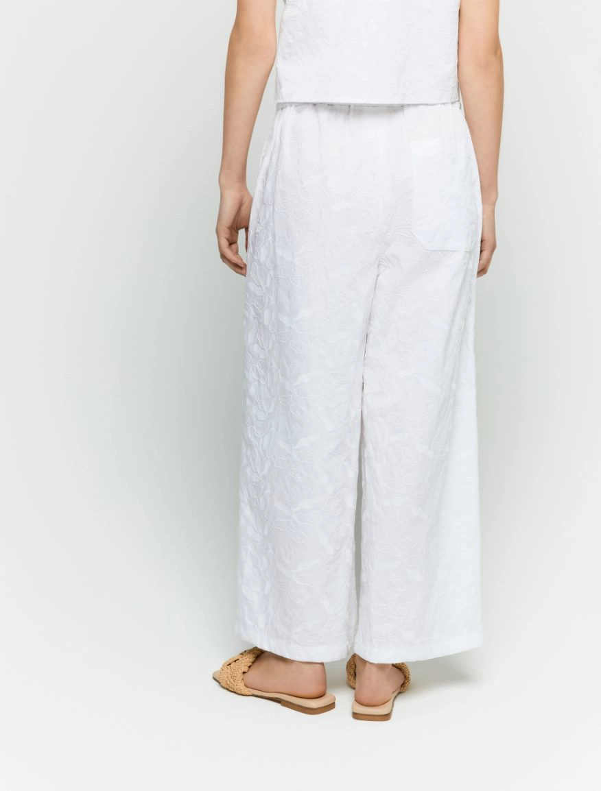 GINECEO PANTALONI RICAMATI IBLUES - immagine 3