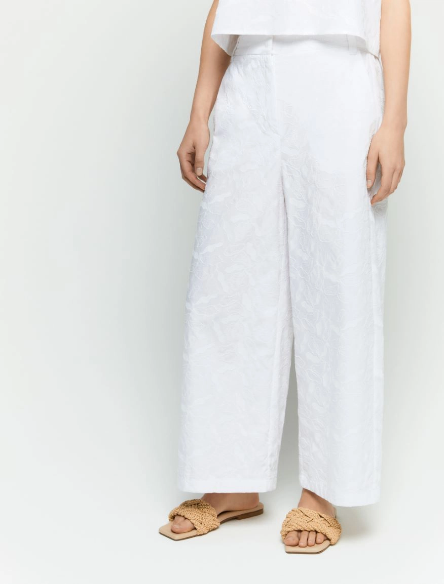 GINECEO PANTALONI RICAMATI IBLUES - immagine 5