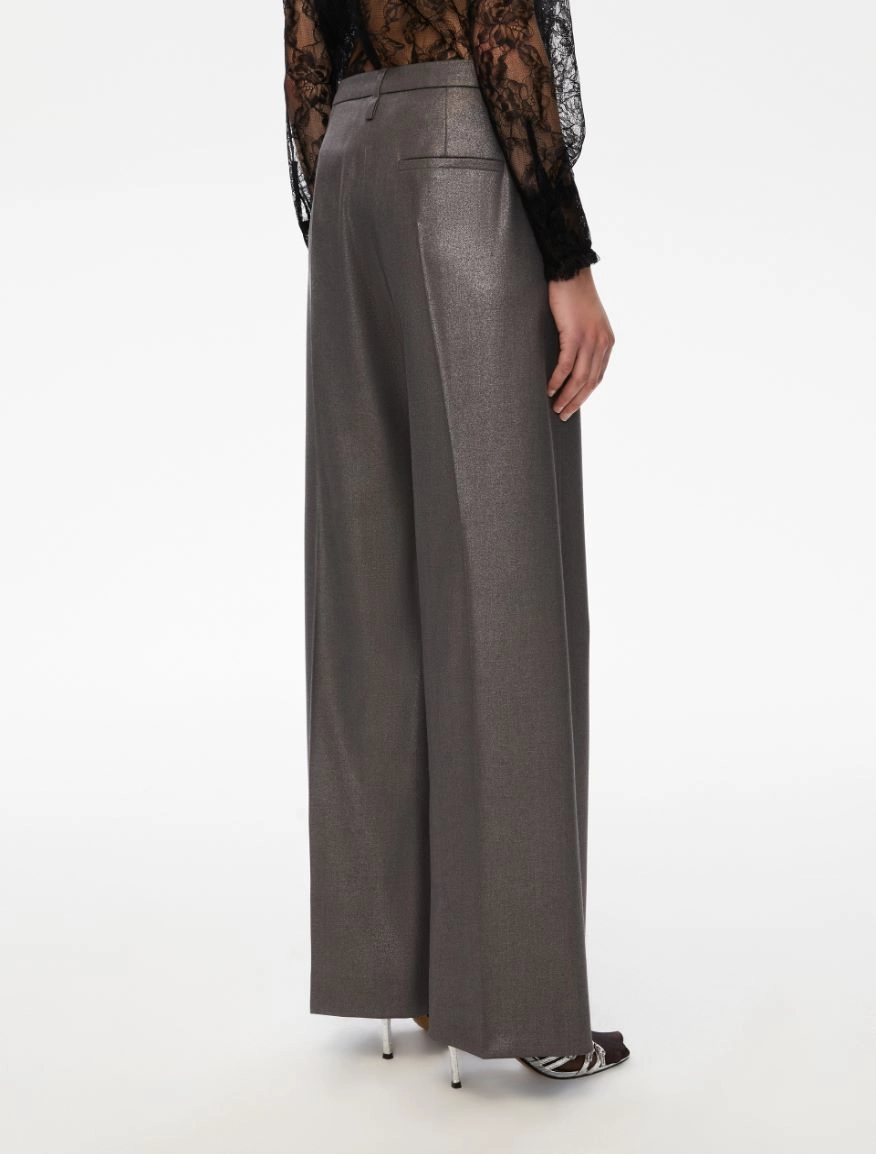 PANTALONI IN LAMÉ ARNES i blues - immagine 3