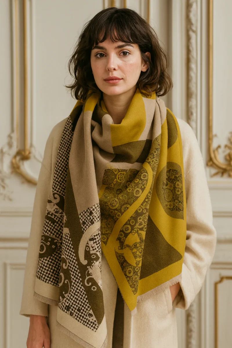 Sciarpa invernale Donna Opera | La Parisienne - immagine 2