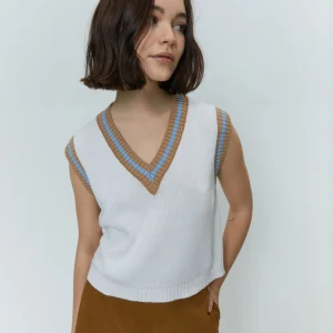 RIVISTA GILET BOXY IBLUES