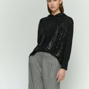 SNOB MAGLIA CON CAPPUCCIO IBLUES