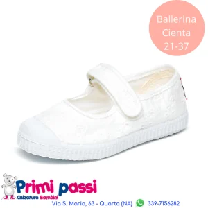 Ballerina Cienta Bianca Pizzo