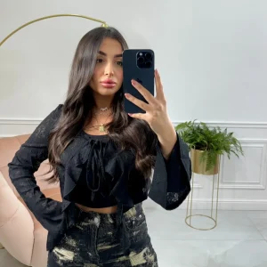 Mini Cardigan Macrame