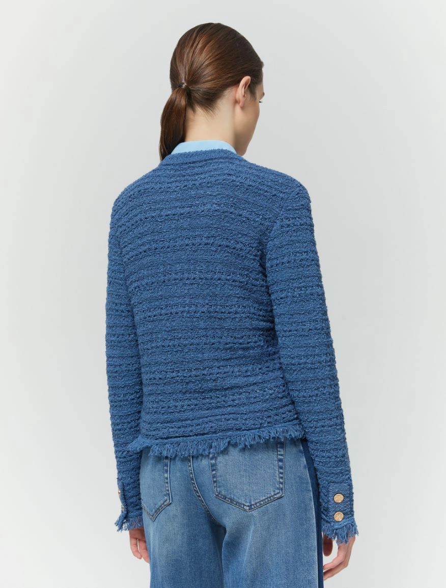 GINOSA CARDIGAN DRITTO IBLUES - immagine 3
