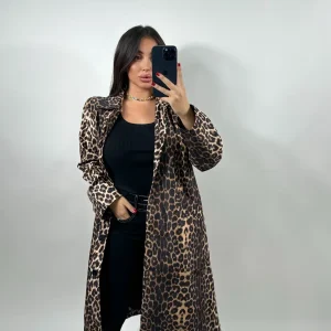Trench animalier