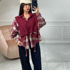 Camicia con pull Scotland