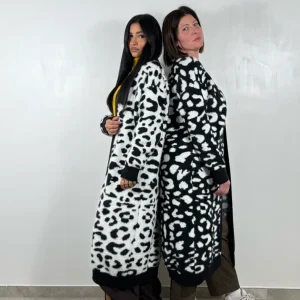 Maxi Cardigan Maculato