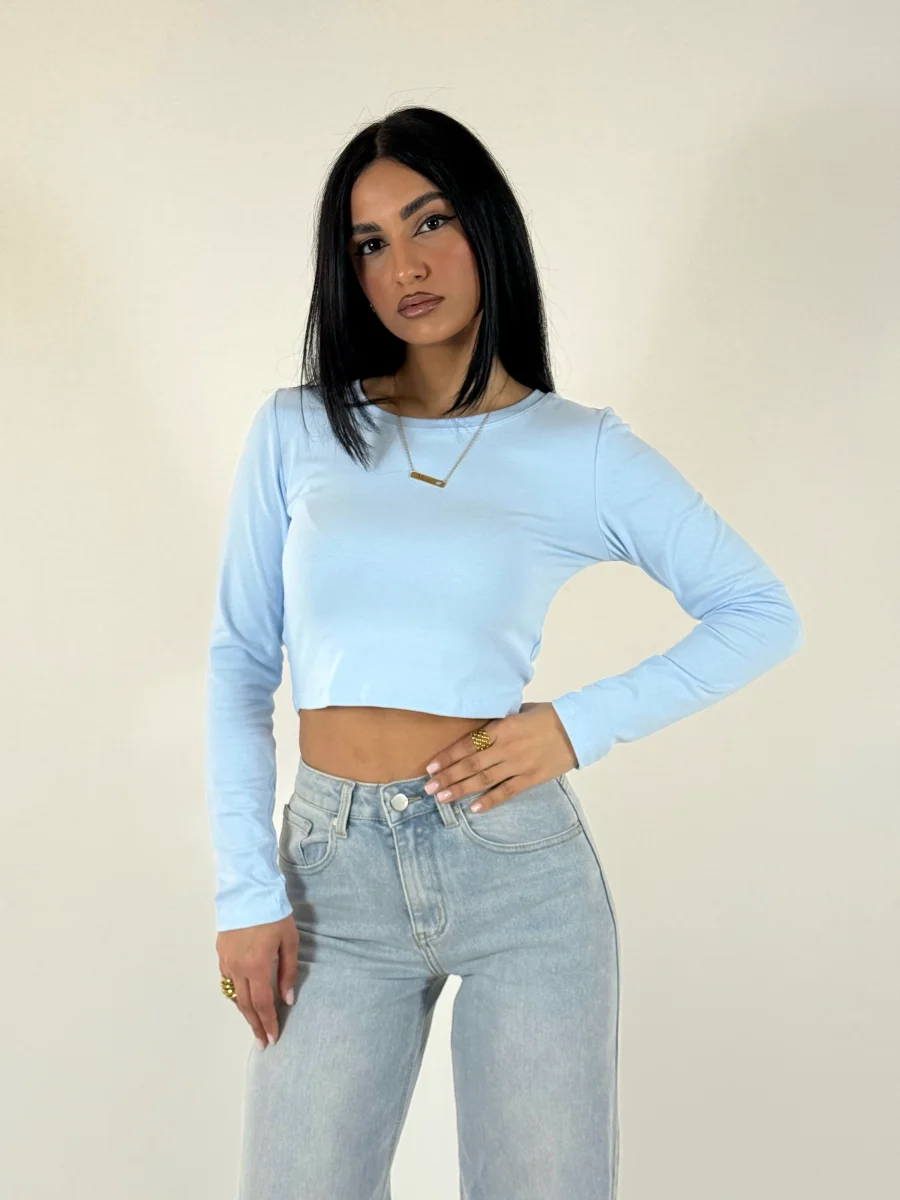 Maglia Crop Basic - immagine 3