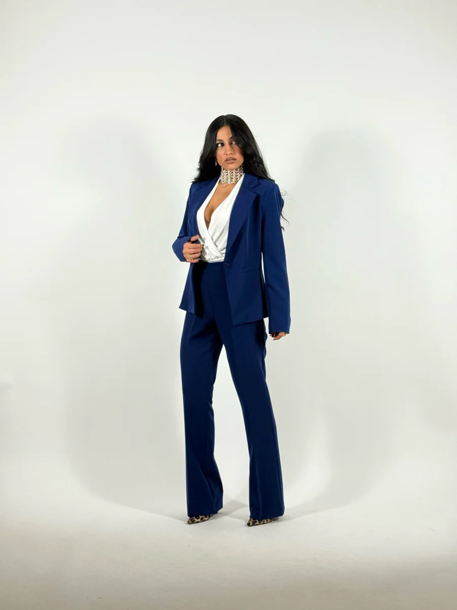 Tailleur Parigi Blu Royal - immagine 3