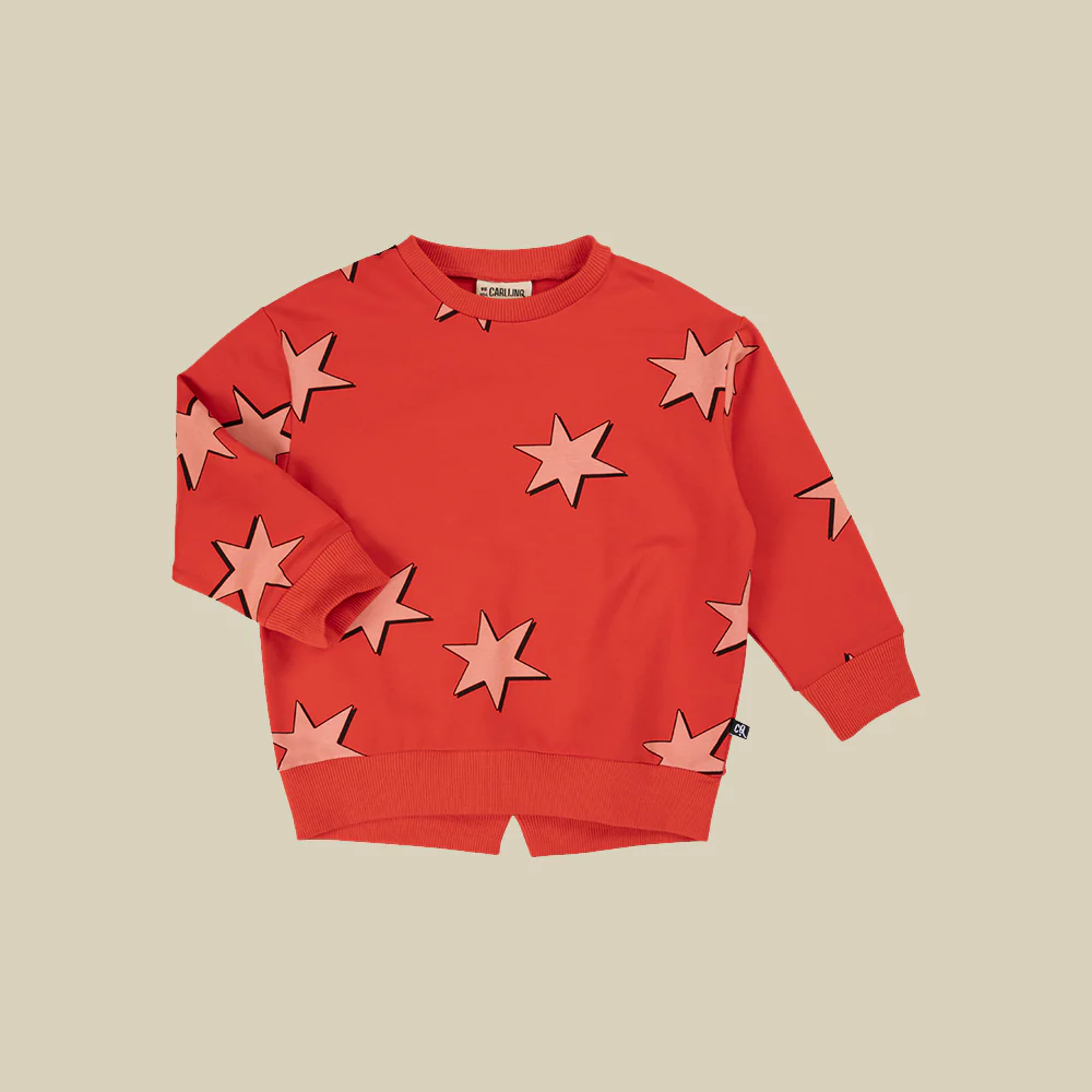 Felpa girocollo fantasia Star