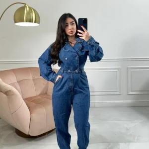 Tuta intera Jeans Cow