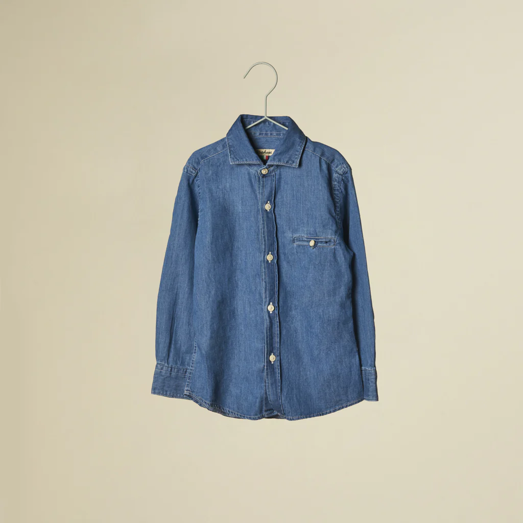 Camicia maniche lunghe in denim