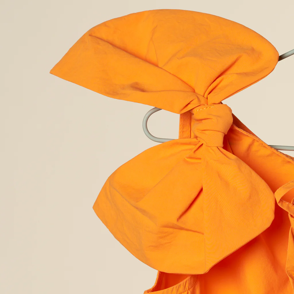 Top smanicato arancio - immagine 4