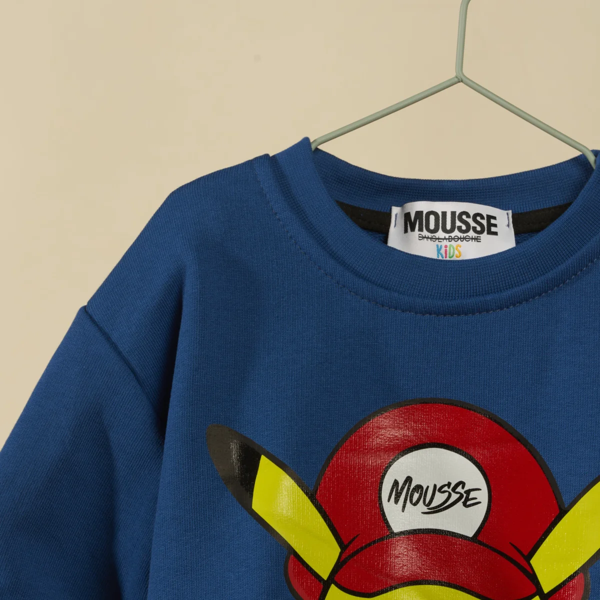 Felpa blu Pikamario - immagine 3