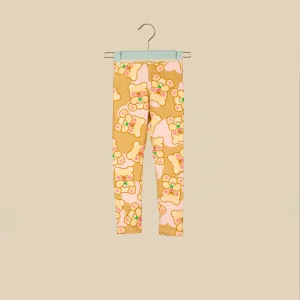 Leggings con stampa Orsetto