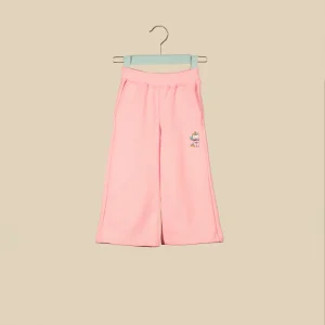 Pantalone tuta rosa Unicorno gamba larga