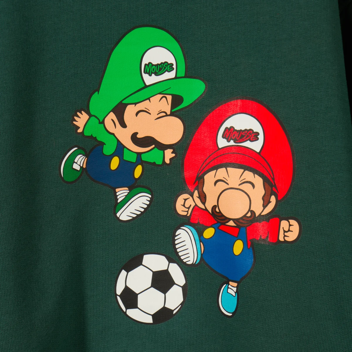 Felpa verde con Mario e Luigi - immagine 3