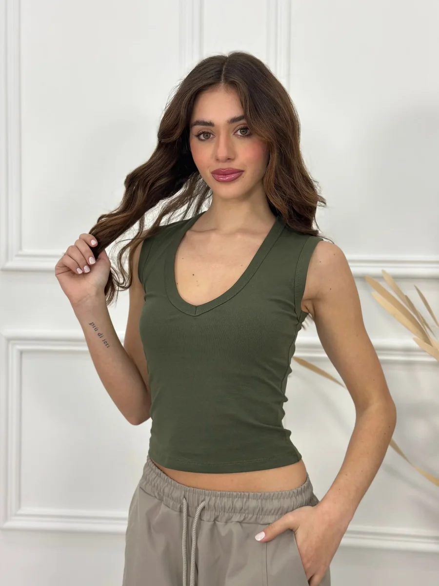 Top Scollo V Top Quality Z-7707 - immagine 6