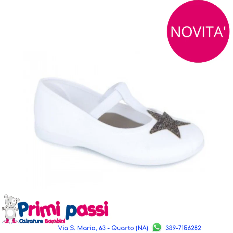 Ballerina Piquè Bianca - immagine 2