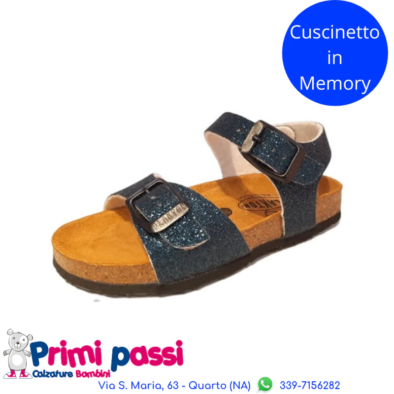 Sandali sughero Glitter Petrolio - immagine 2