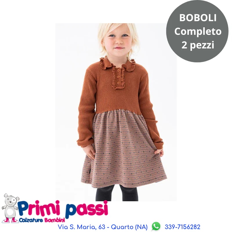 Completo Vestito Copper + Calzamaglia abbinata 3A - 6A - immagine 2