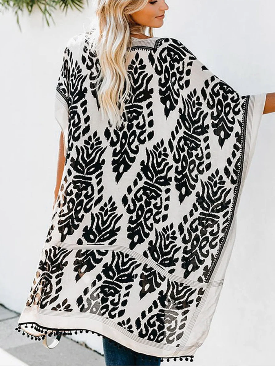 Kimono da spiaggia bohémien La Parisienne - immagine 7