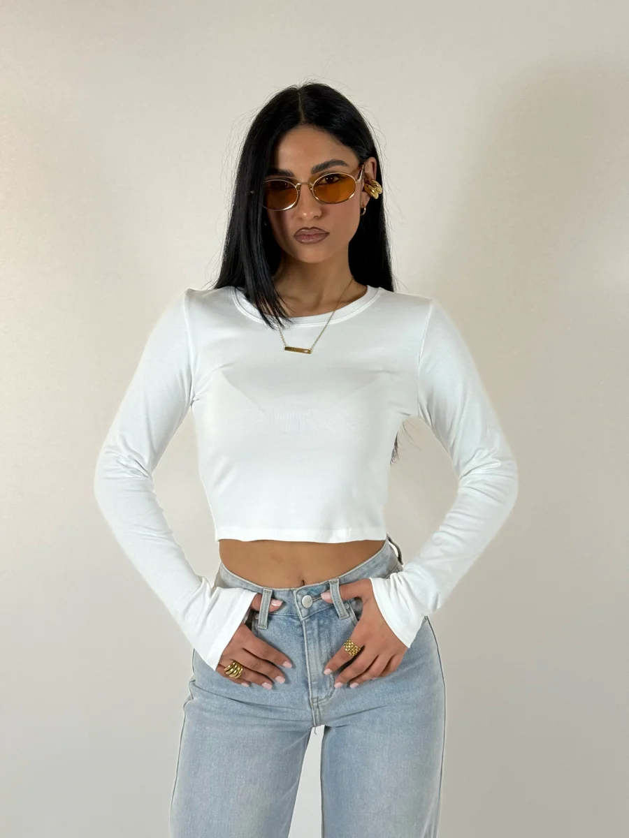 Maglia Crop Basic - immagine 5