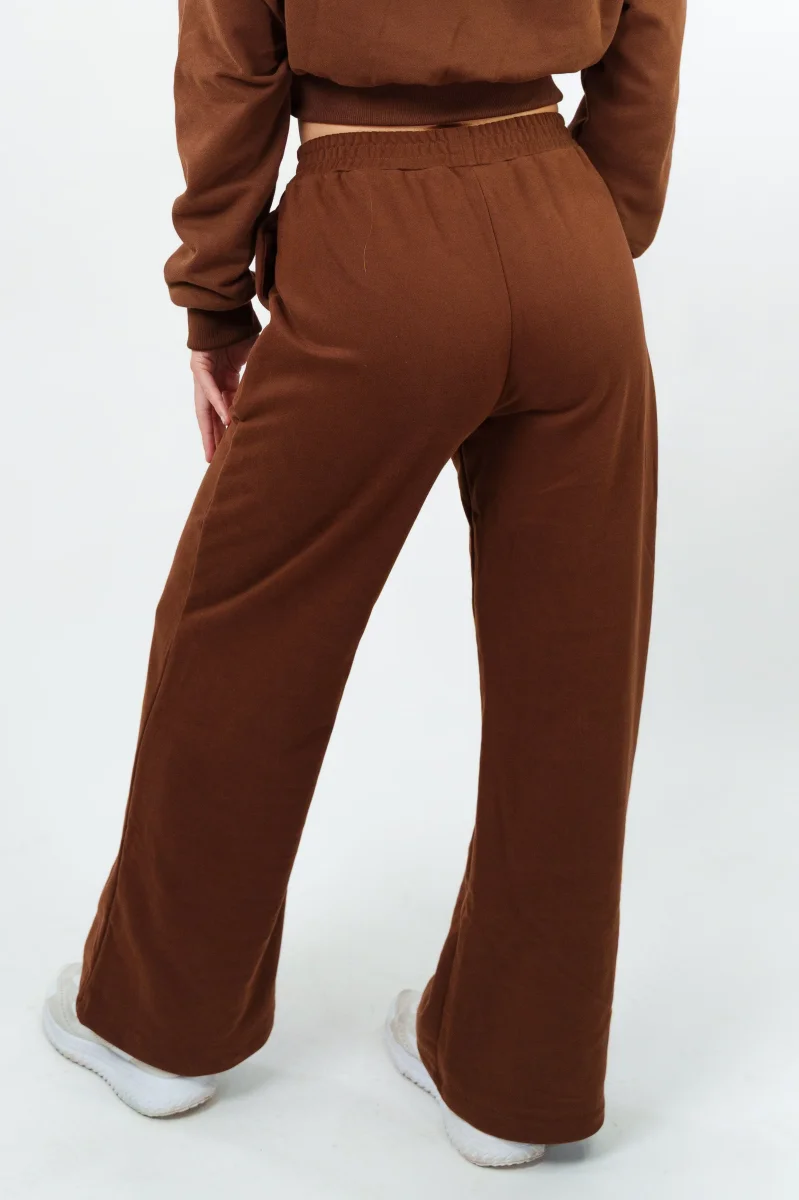 PANTALONE PALAZZO ESSENZA MARRONE