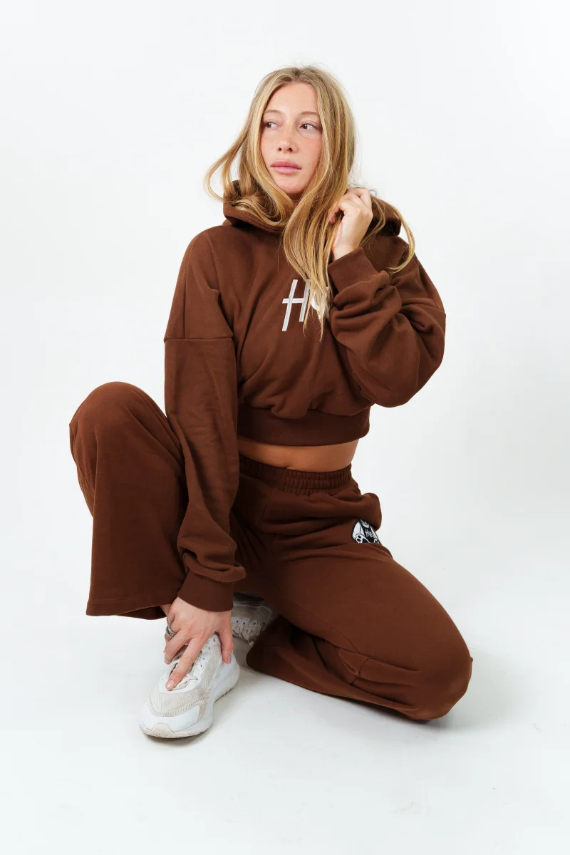 PANTALONE PALAZZO ESSENZA MARRONE - immagine 5