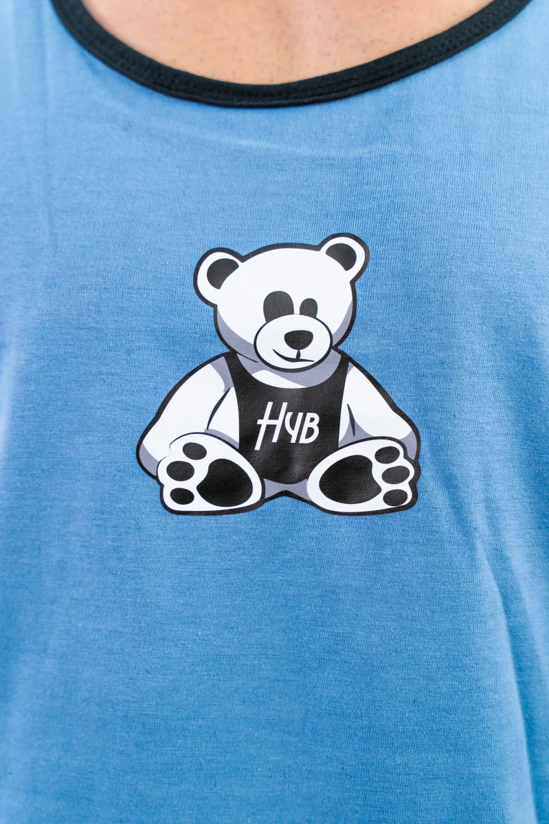 CANOTTA GYM HEROES AZZURRA - immagine 6