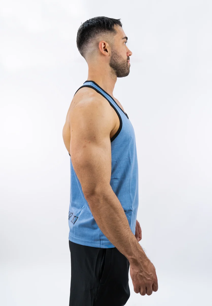 CANOTTA GYM HEROES AZZURRA - immagine 5