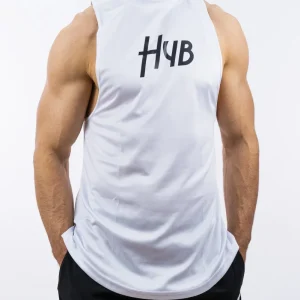 CANOTTA SMANICATA WAVE BIANCA