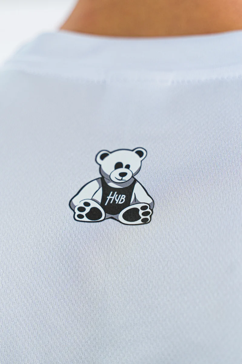 CANOTTA SMANICATA WAVE BIANCA - immagine 9