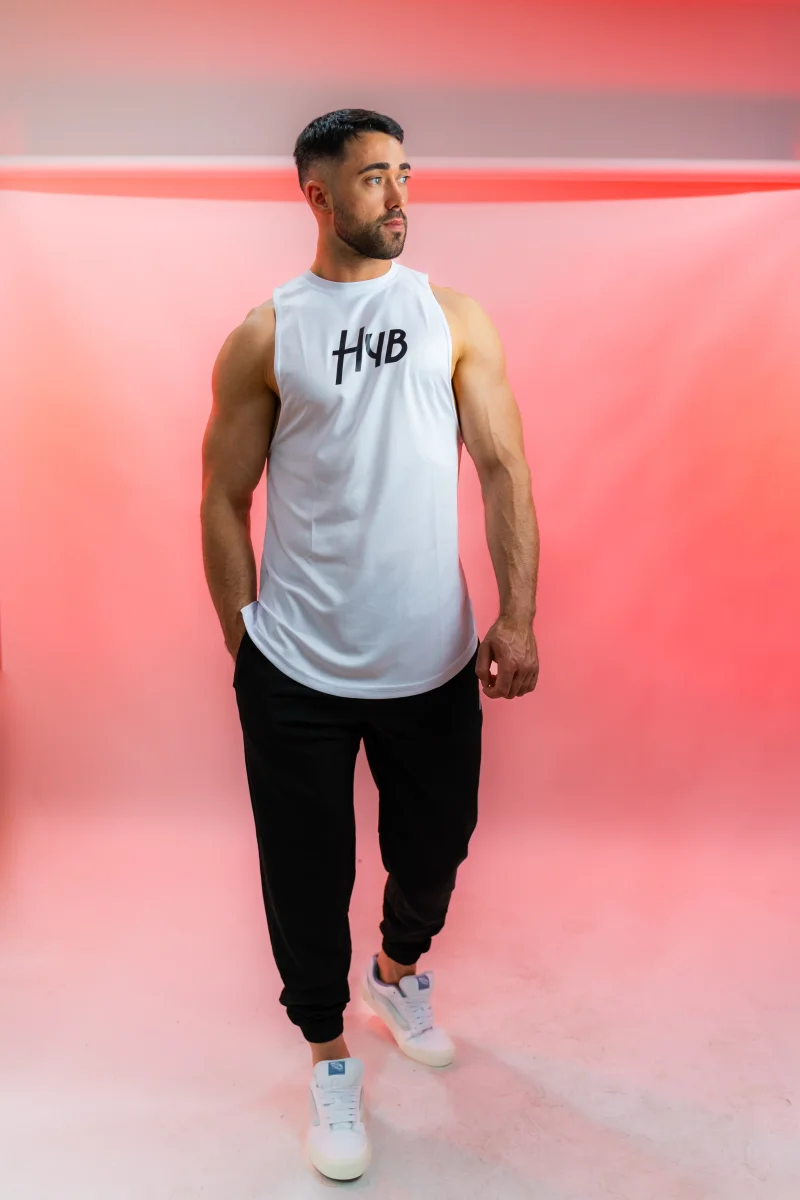 CANOTTA SMANICATA WAVE BIANCA - immagine 8