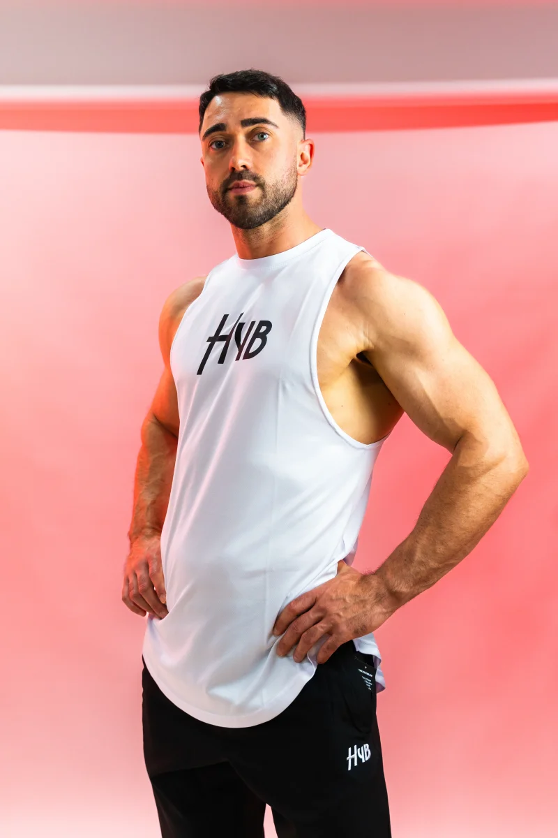 CANOTTA SMANICATA WAVE BIANCA - immagine 3