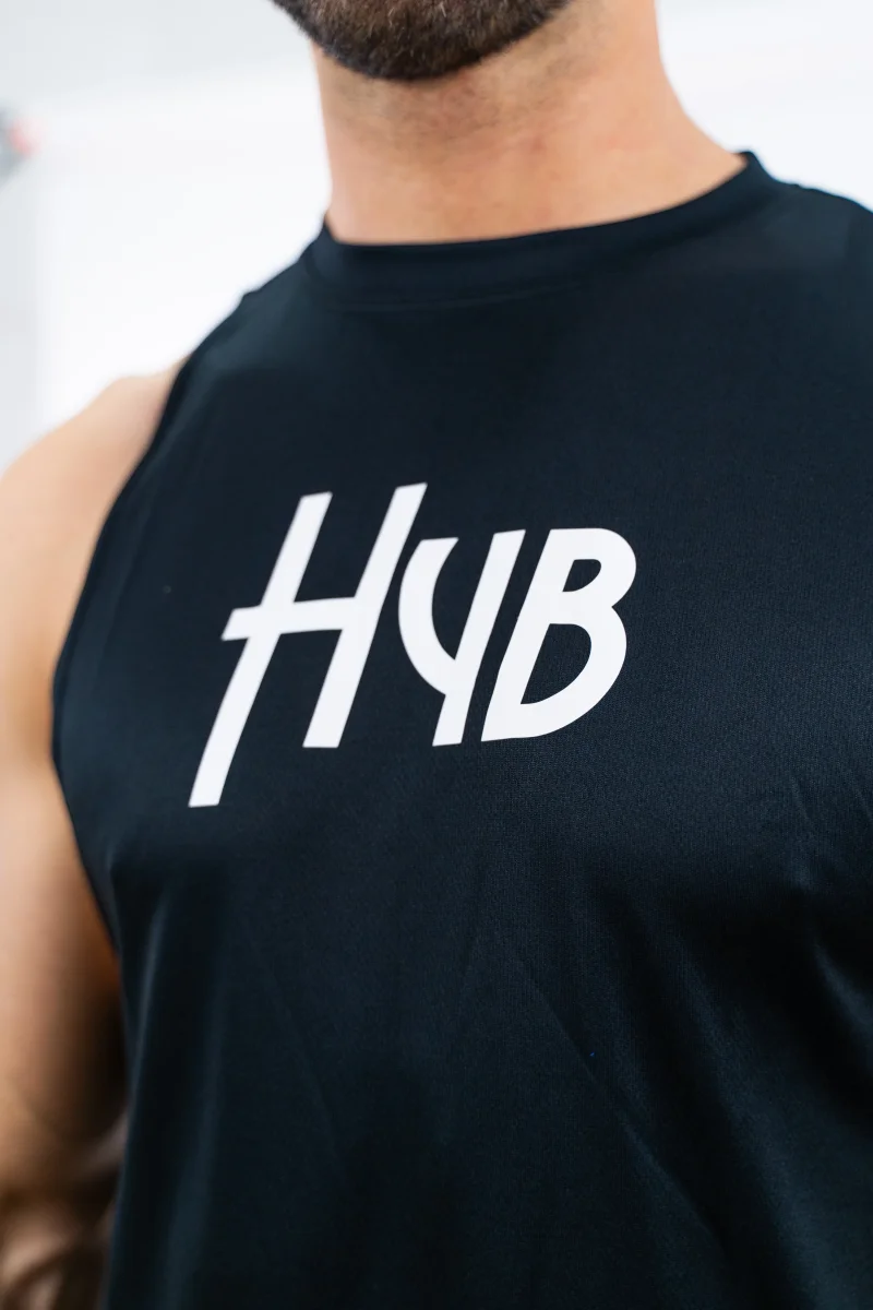 CANOTTA SMANICATA WAVE NERA - immagine 7