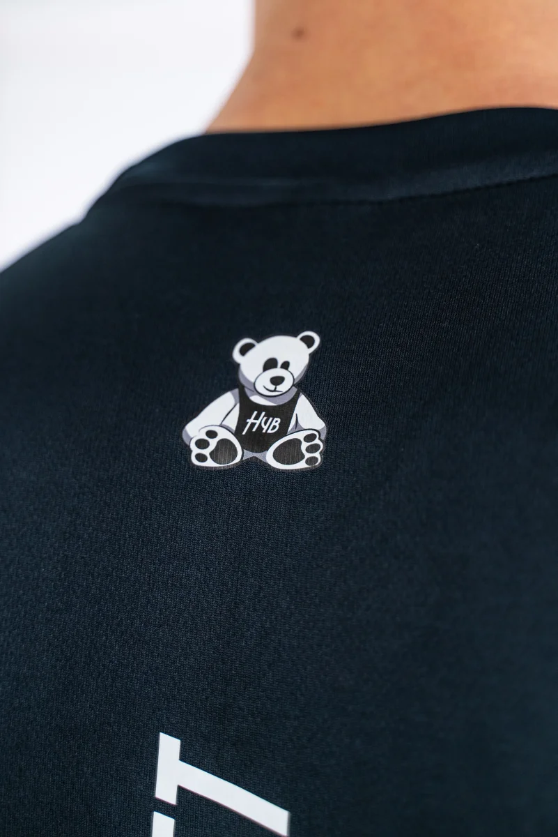 CANOTTA SMANICATA WAVE NERA - immagine 9