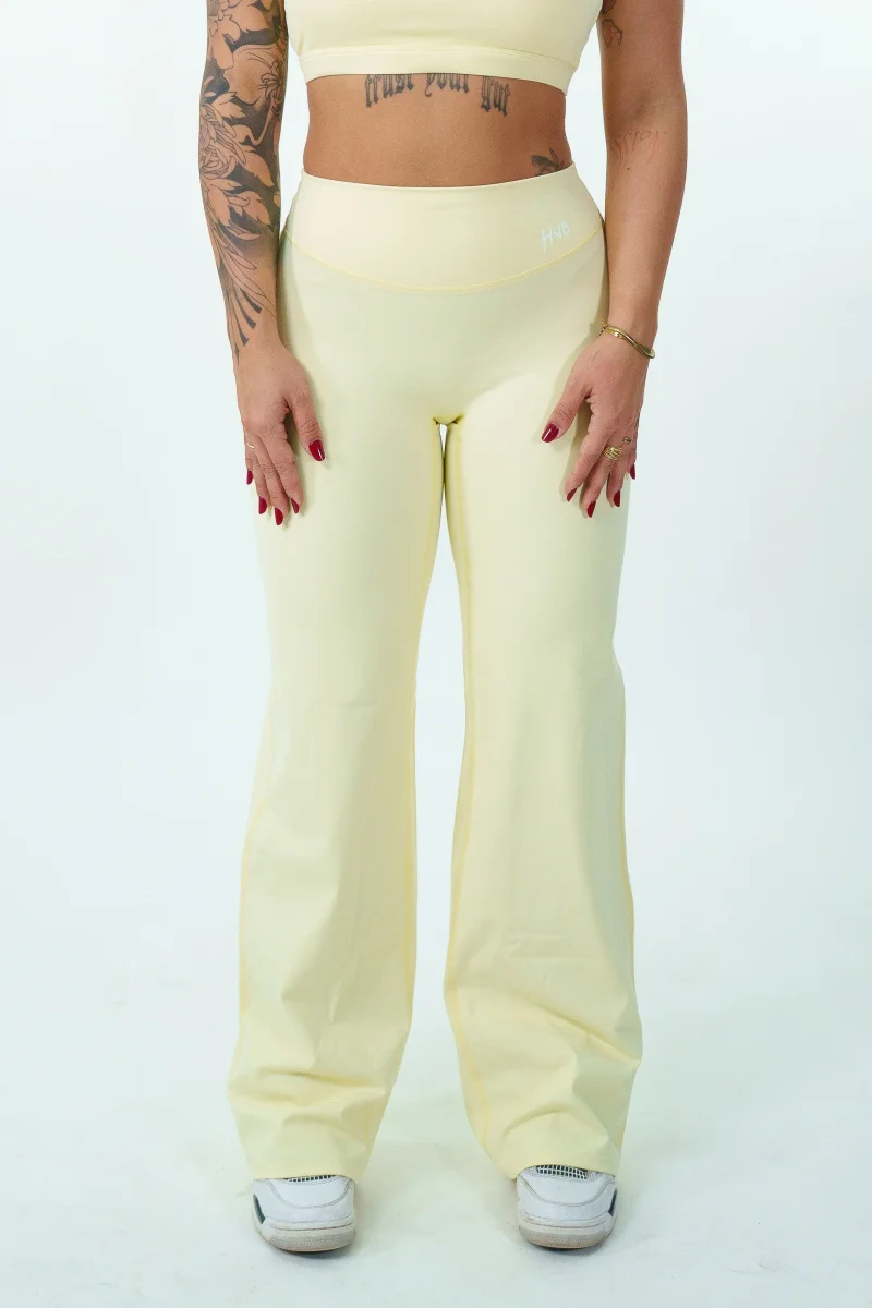 LEGGINGS PALAZZO RITUAL GIALLO - immagine 3