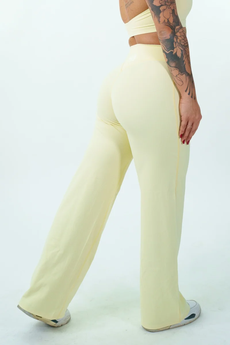 LEGGINGS PALAZZO RITUAL GIALLO - immagine 2