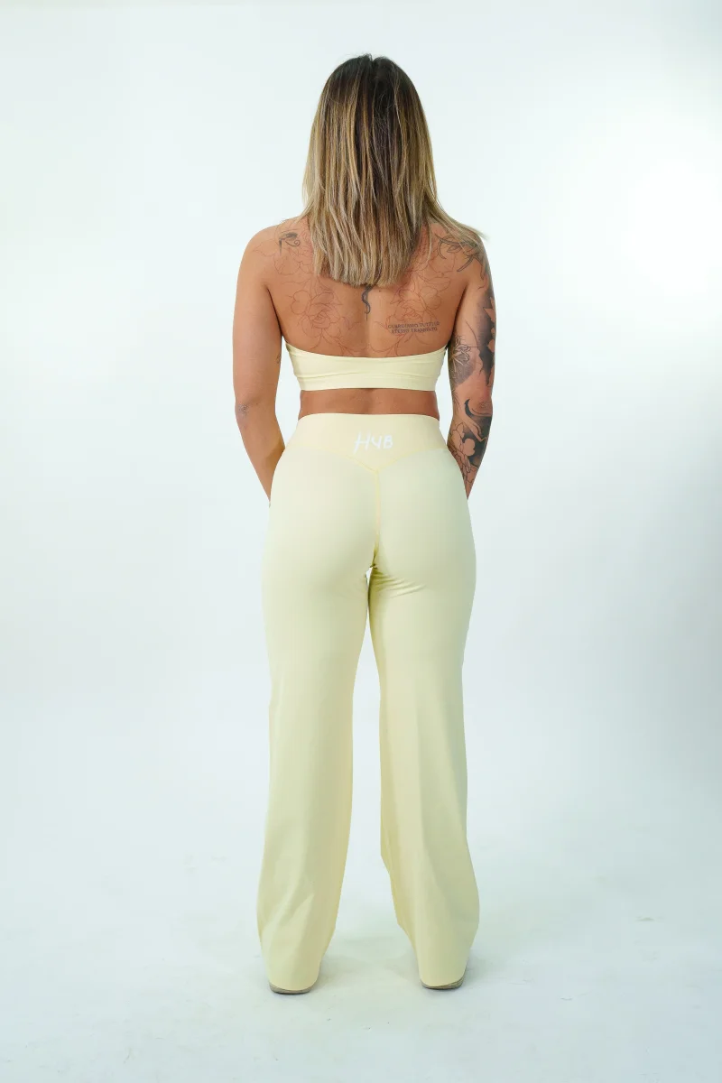 LEGGINGS PALAZZO RITUAL GIALLO - immagine 7