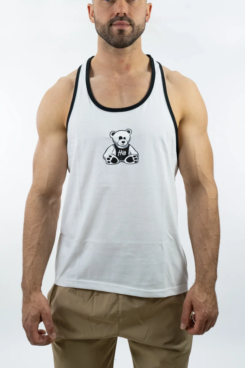 CANOTTA GYM HEROES BIANCA - immagine 2