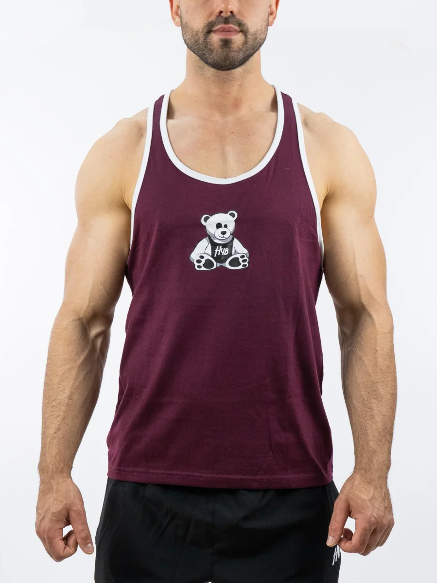 CANOTTA GYM HEROES BORDEAUX - immagine 2