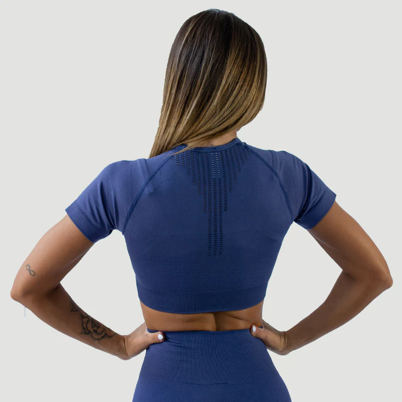 ESPERIA PROMO TOP MANICA CORTA+LEGGINGS BLU - immagine 7