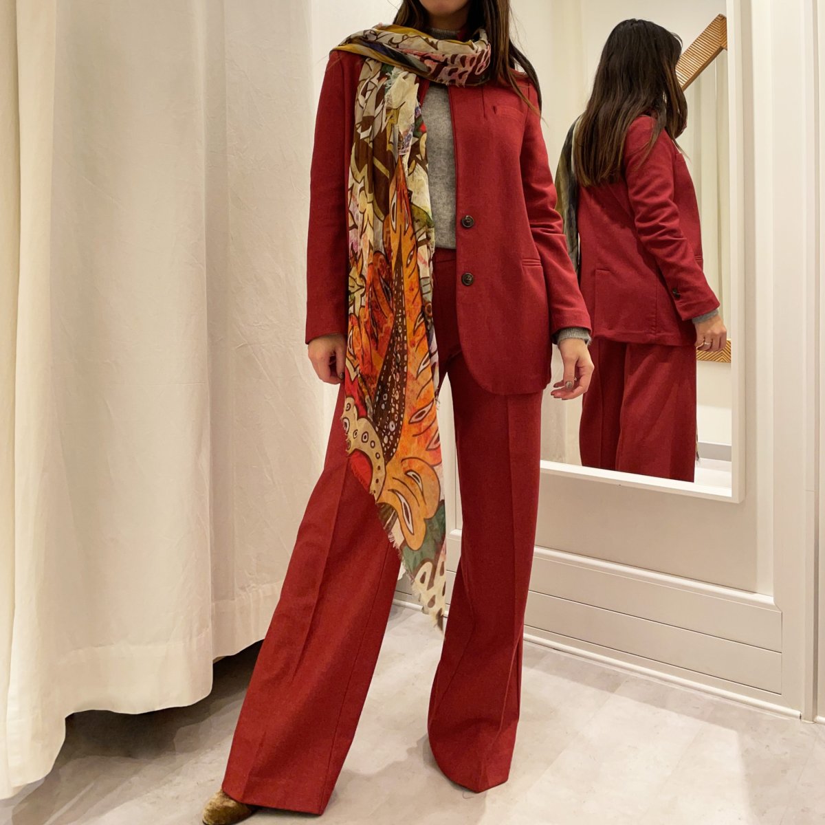 D’Aniello – Sciarpa Fantasia Floreale - immagine 4