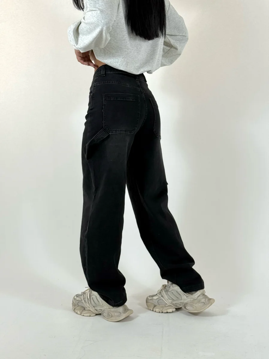 Jeans Balloon Nero Sfumato - immagine 3