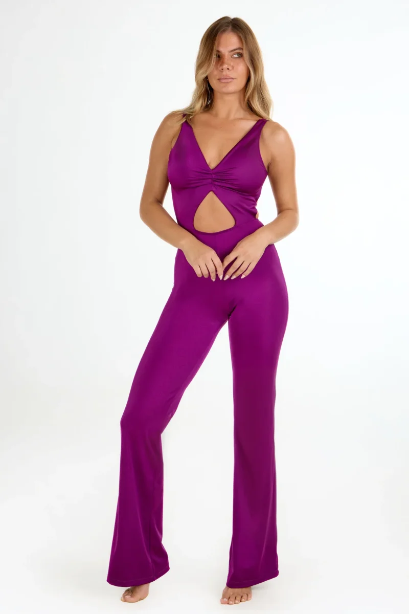 Tuta Elegante Cut Out e Retro Scoperto - immagine 6