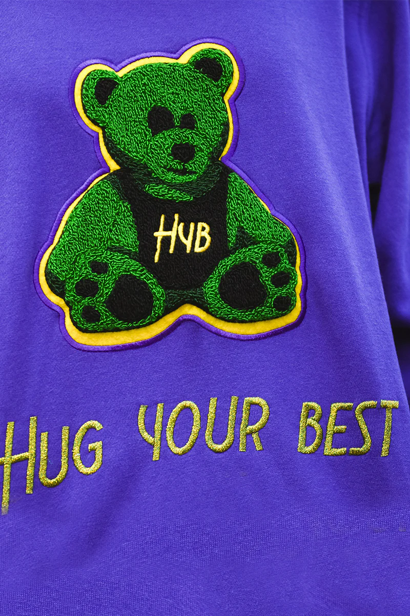 FELPA GLAMOUR VIOLA - immagine 5