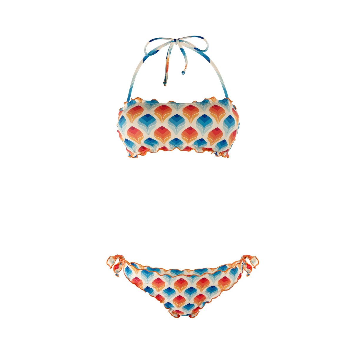 Wikini – Costume FruFru Fantasia Colorata - immagine 2