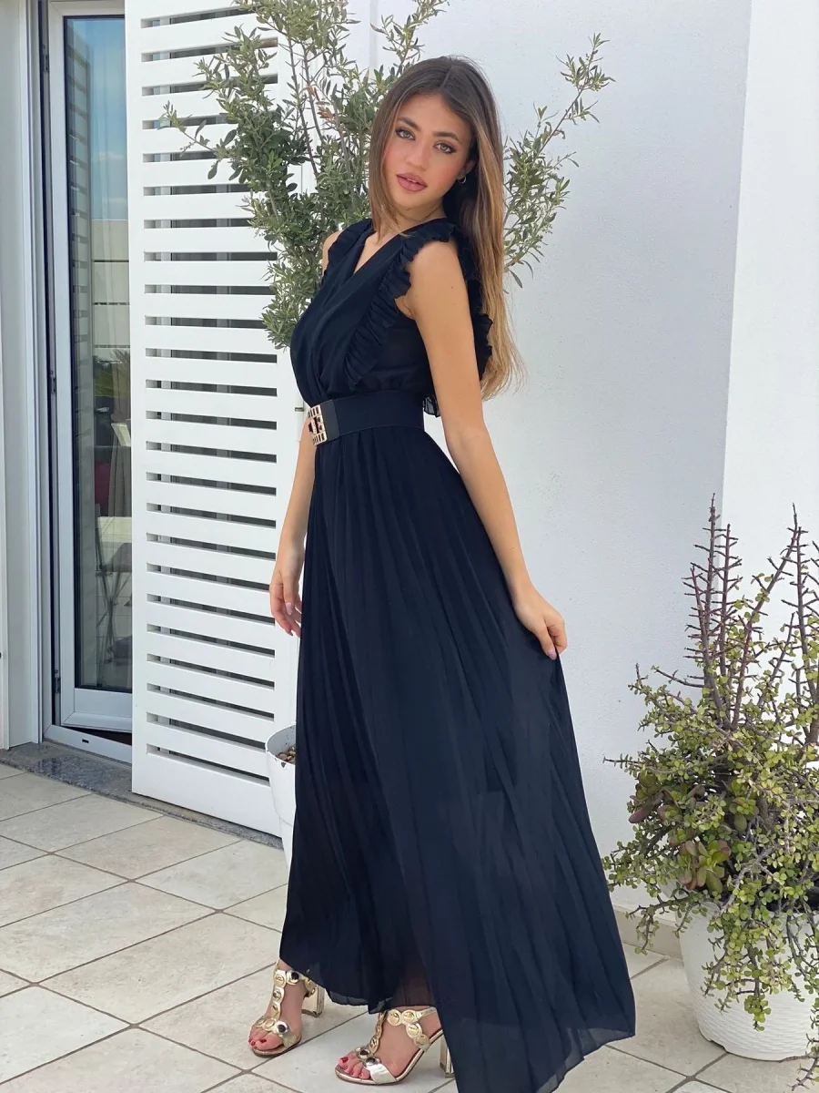 Abito a plisse' GIU20116/24